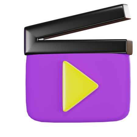 Clapperboard  3D Icon