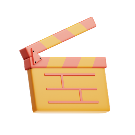 Clapperboard  3D Icon