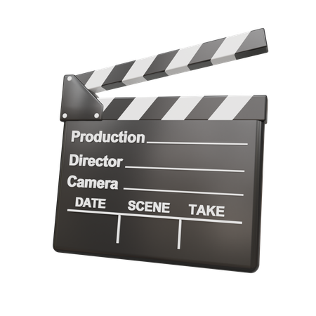 Clapperboard  3D Icon