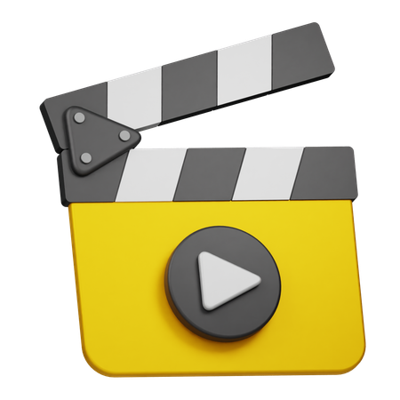 Clapperboard  3D Icon