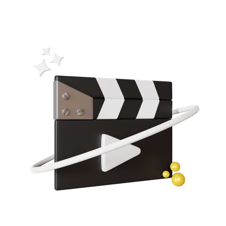 Clapperboard  3D Illustration