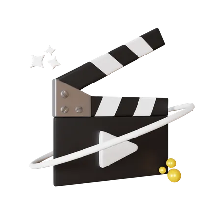 Clapperboard  3D Illustration