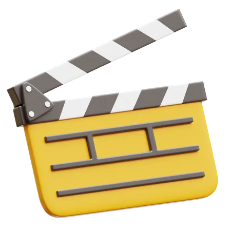 Clapperboard  3D Illustration