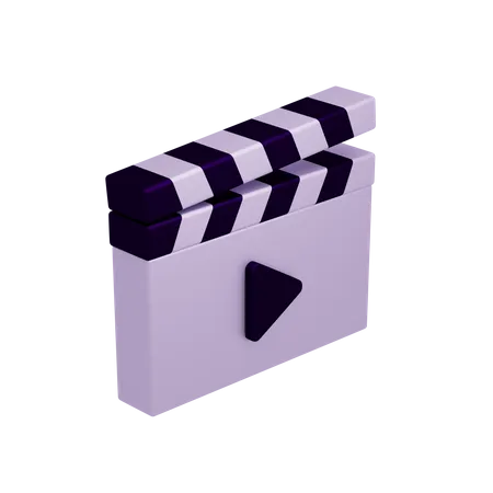 Cinema And Movie For Entertainment 3D Icon