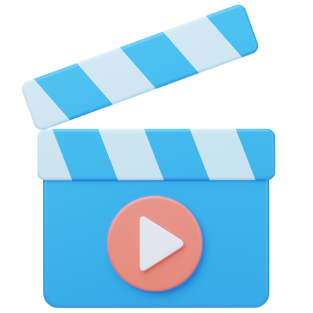 Clapperboard  3D Icon