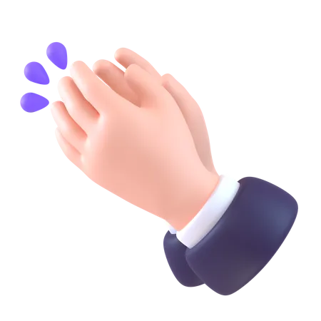 Clapping  3D Icon