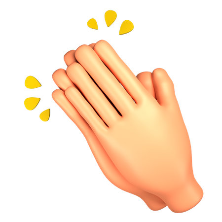 Clapping  3D Icon