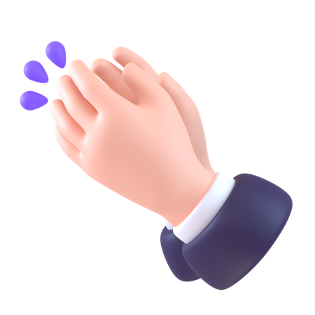 Clapping  3D Icon