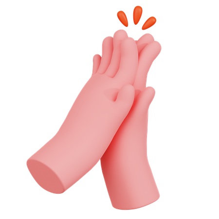 Clapping Hand  3D Icon
