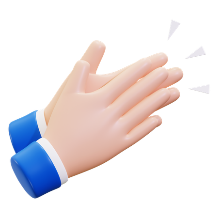 Clapping Hand Gesture  3D Icon