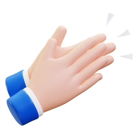 Clapping Hand Gesture  3D Icon