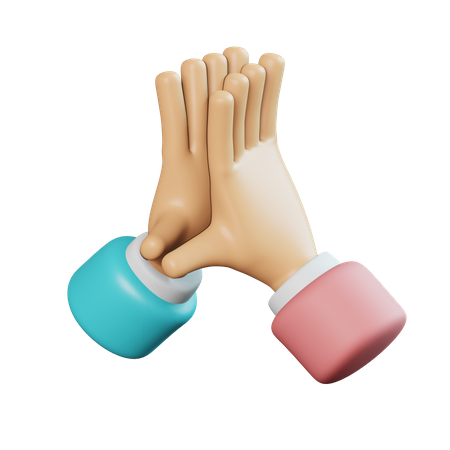 Clapping Hand Gesture  3D Icon