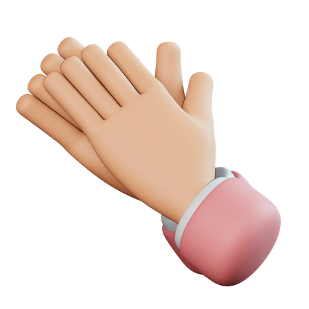 Clapping Hand Gesture  3D Icon