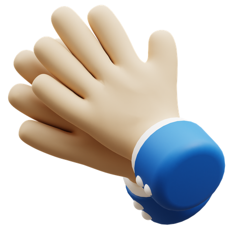 Clapping hand gesture  3D Icon