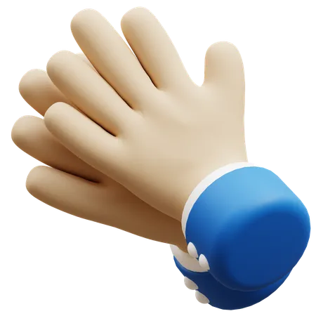 Clapping hand gesture  3D Icon