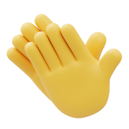 Clapping Hand Gesture  3D Icon