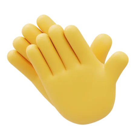 Clapping Hand Gesture  3D Icon