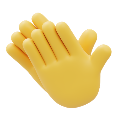 Clapping Hand Gesture  3D Icon