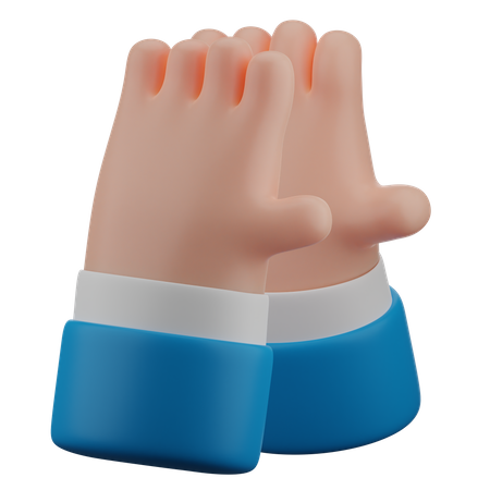 Clapping Hand Gesture  3D Icon
