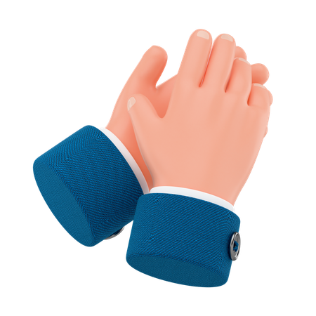 Clapping Hands  3D Icon