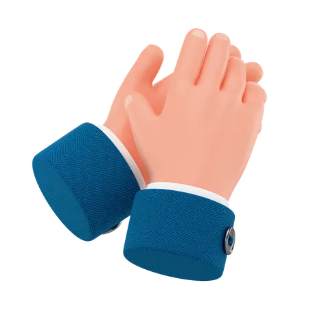 Clapping Hands  3D Icon