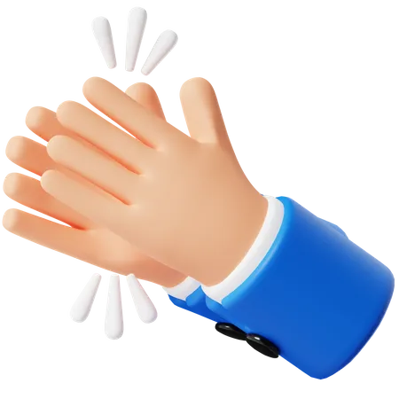 Clapping Hands  3D Icon