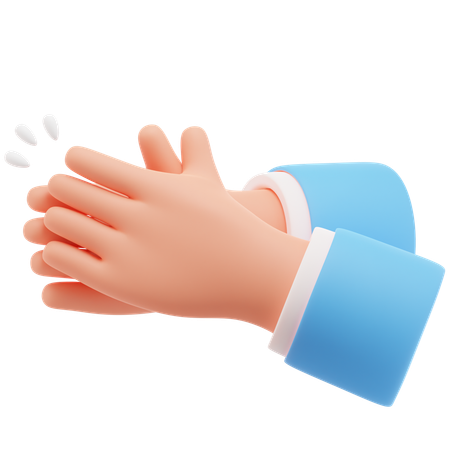 Clapping hands  3D Icon