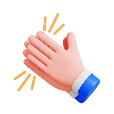 Clapping Hands  3D Icon