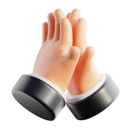 Clapping Hands  3D Icon