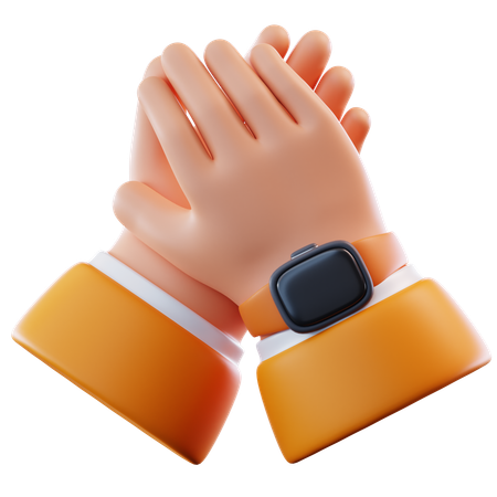 Clapping Hands  3D Icon