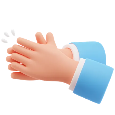 Clapping hands  3D Icon
