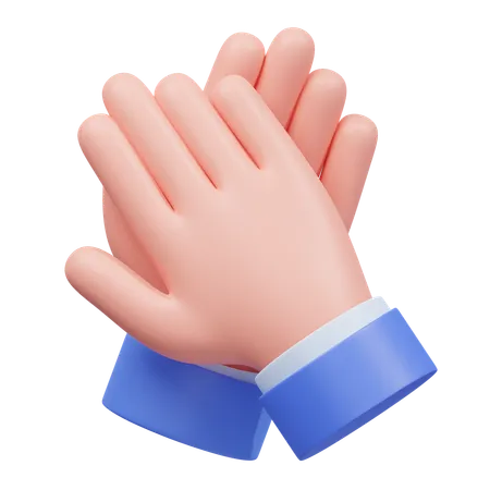 Clapping Hands Gesture  3D Icon