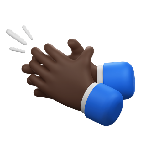 Clapping Hands Gesture  3D Icon