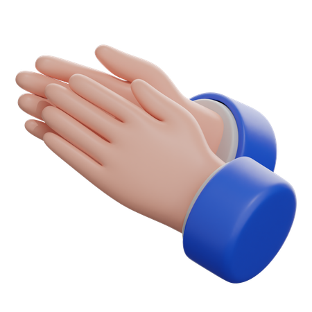 Clapping Hands Sign  3D Icon