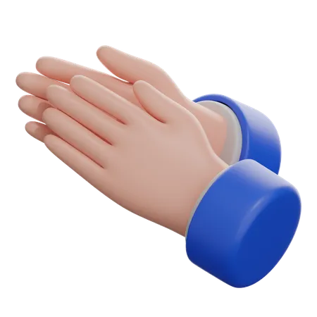 Clapping Hands Sign  3D Icon