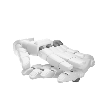 Clapping Robot hand  3D Icon