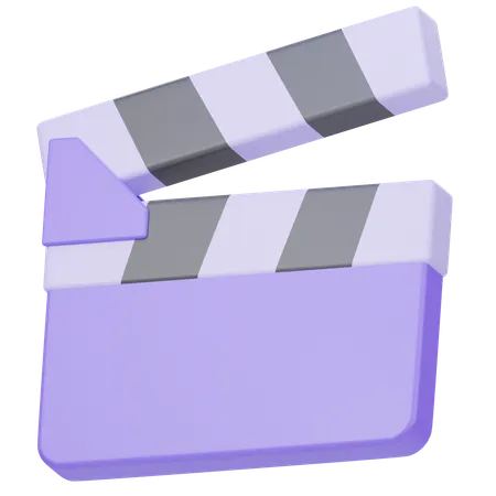 Claqueta  3D Icon