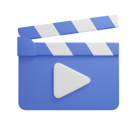 Claqueta  3D Icon