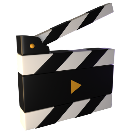 Claquete  3D Icon