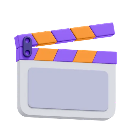 Claquete  3D Icon