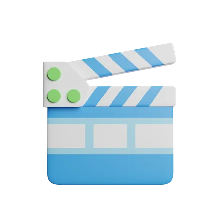 Claquete  3D Icon