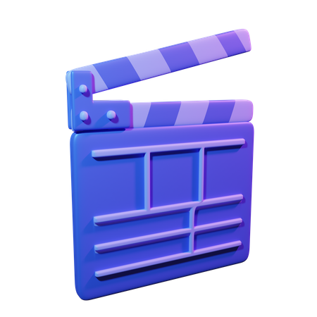 Claquete  3D Icon