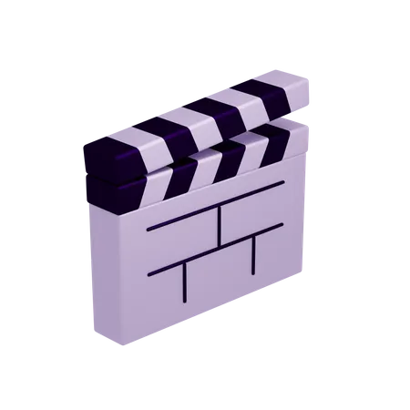 Claquete  3D Icon