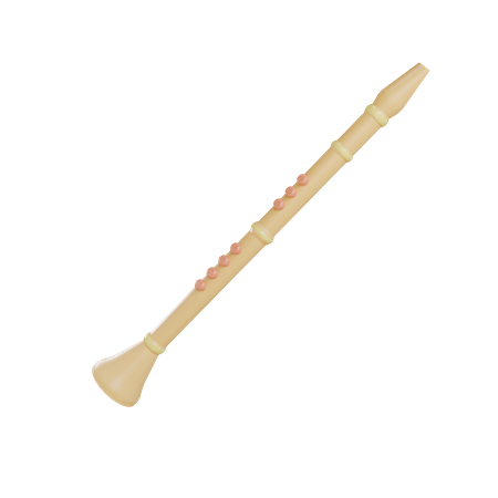 Clarinet  3D Icon