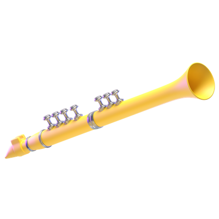 Clarinete  3D Icon