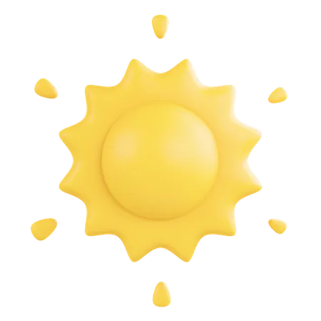 Claro ensolarado  3D Icon