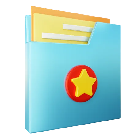 Clasificación de carpeta  3D Icon