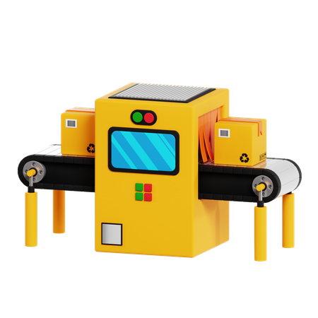Clasificación de paquetes  3D Icon