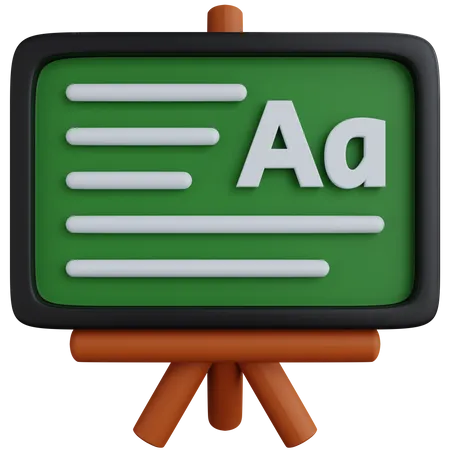 Class Board  3D Icon