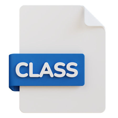 Class File  3D Icon